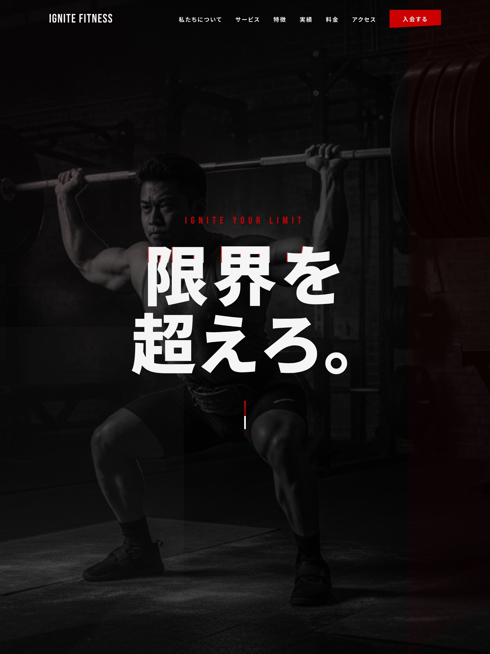 ダイナミックテーマのデモサイトのスクリーンショット